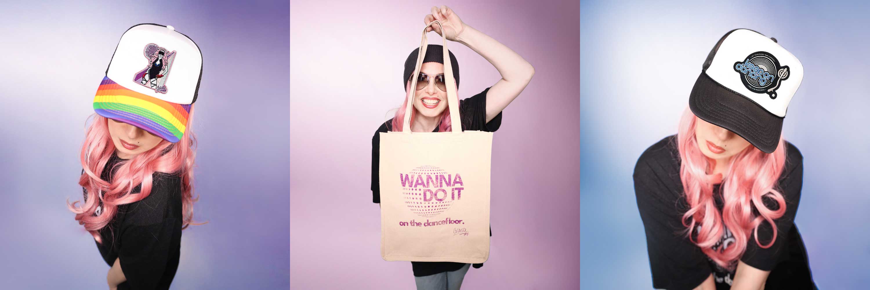 Celleste hats & totes banner